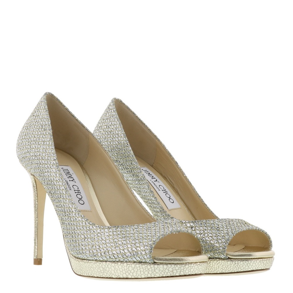 Jimmy Choo Luna 100 heels - champagne - new in box. Size 40.5